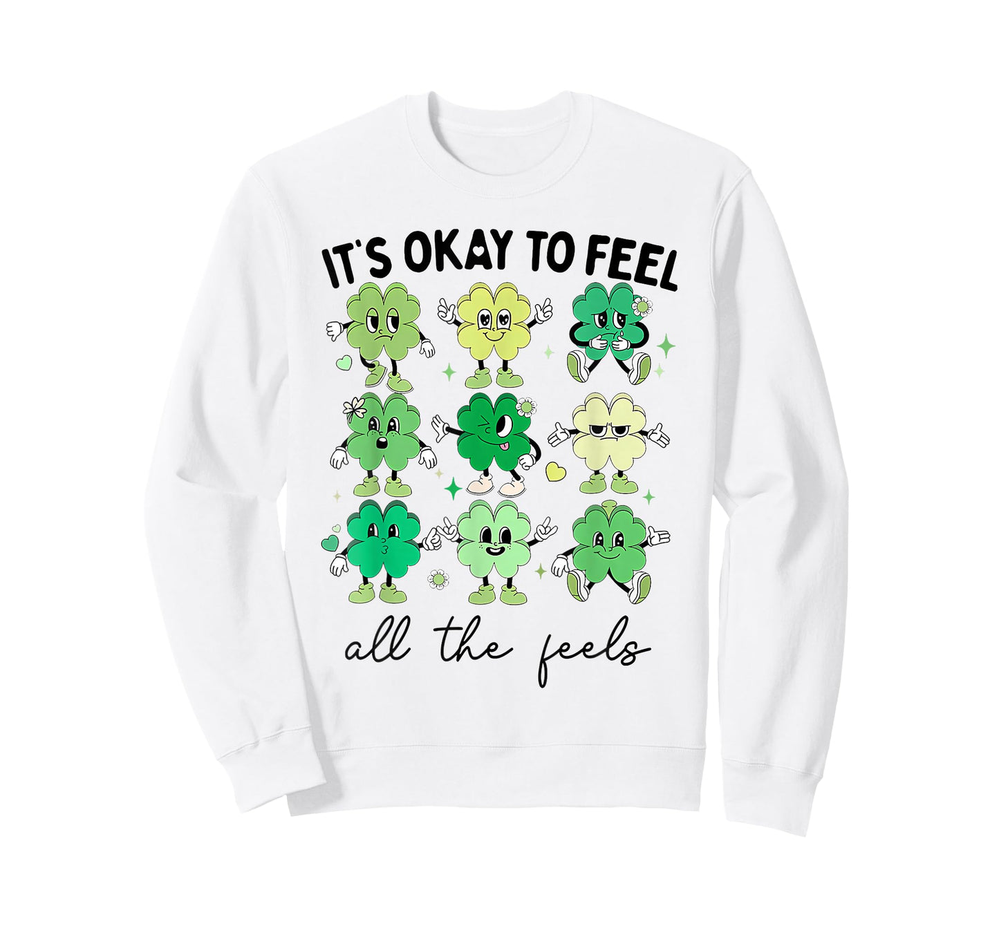 It's Okay to Feel All The Feels Sped Teacher St Patricks Day T-Shirt