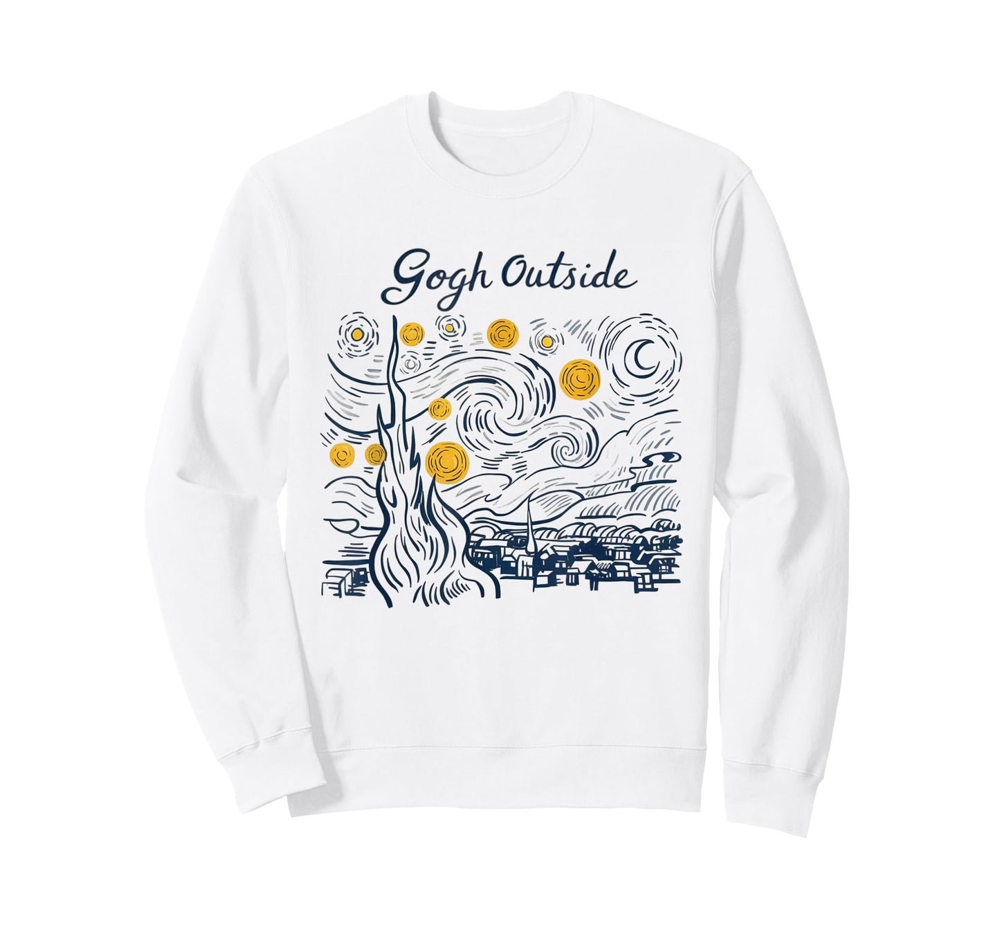 Gogh Outside Art Pun Nature Outdoor Inspired T-Shirt