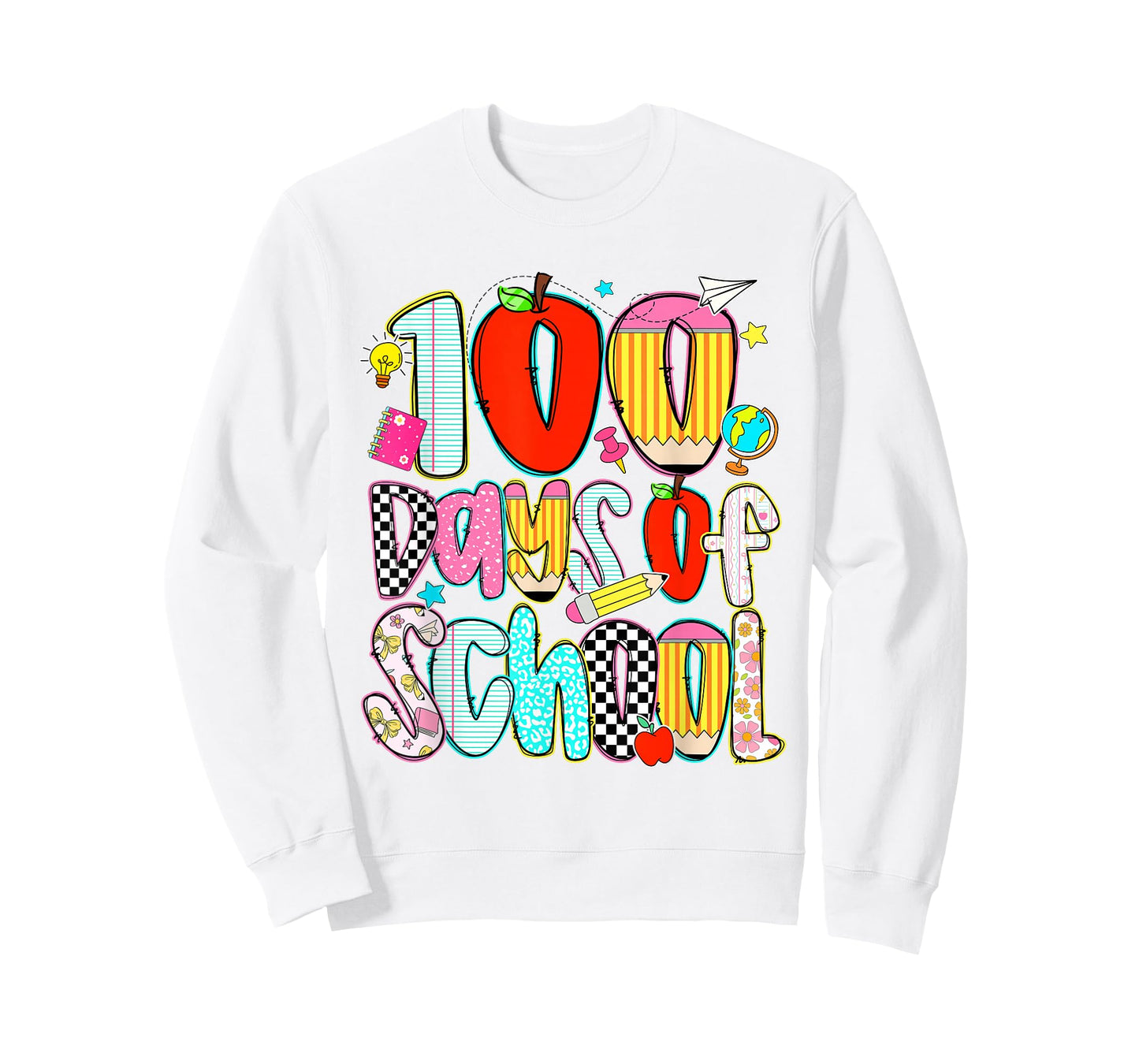 Happy 100th Day of School Teacher Kids 100 Days of School T-Shirt