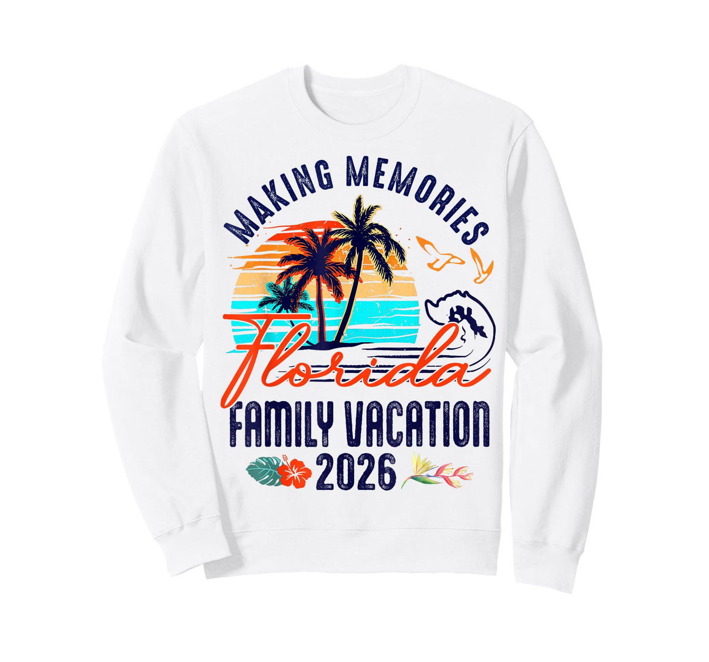 Family Florida Vacation 2026 Summer Vacation Matching Group T-Shirt