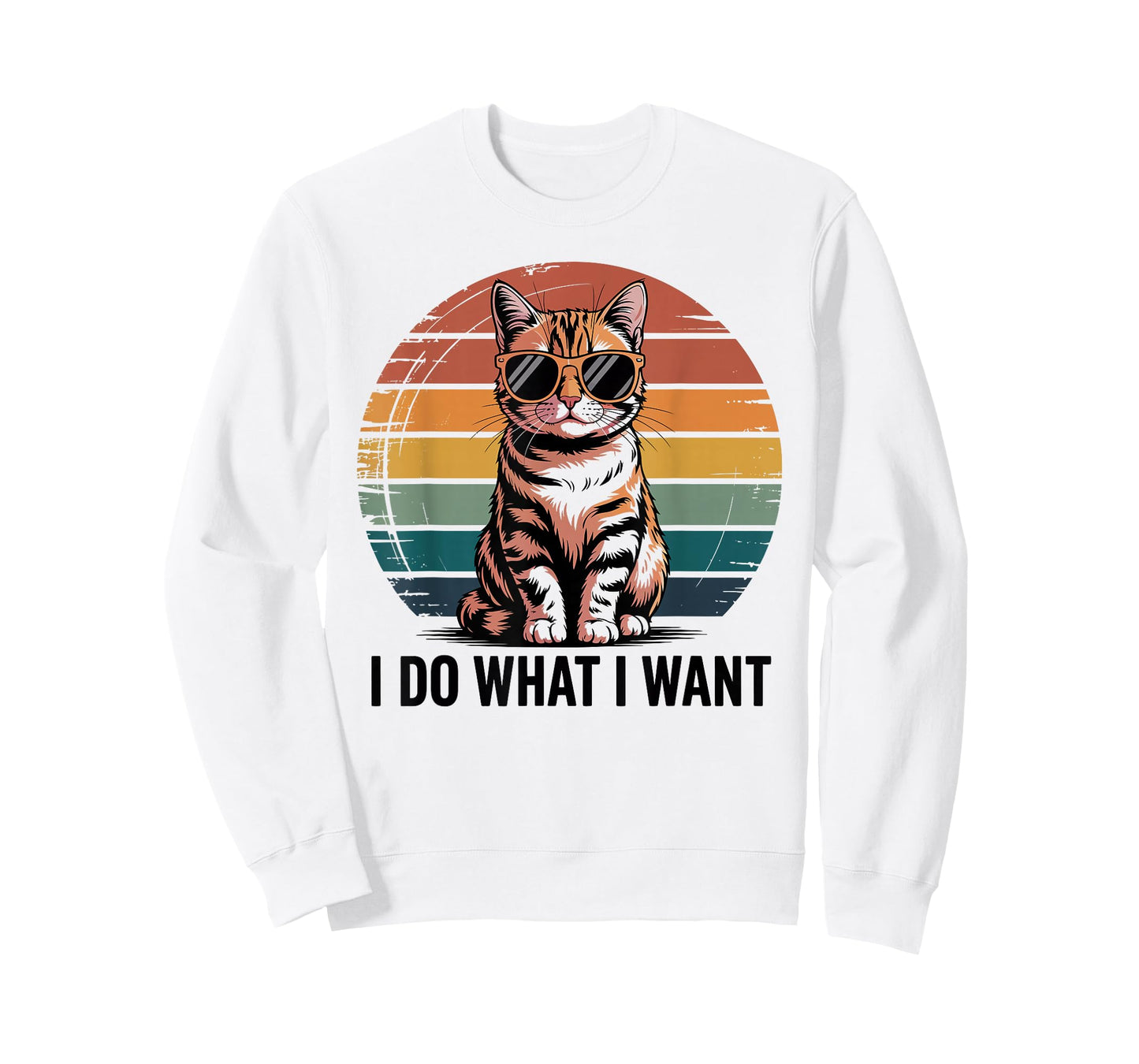 Tabby Cat Do What I Want Funny Cat T-Shirt
