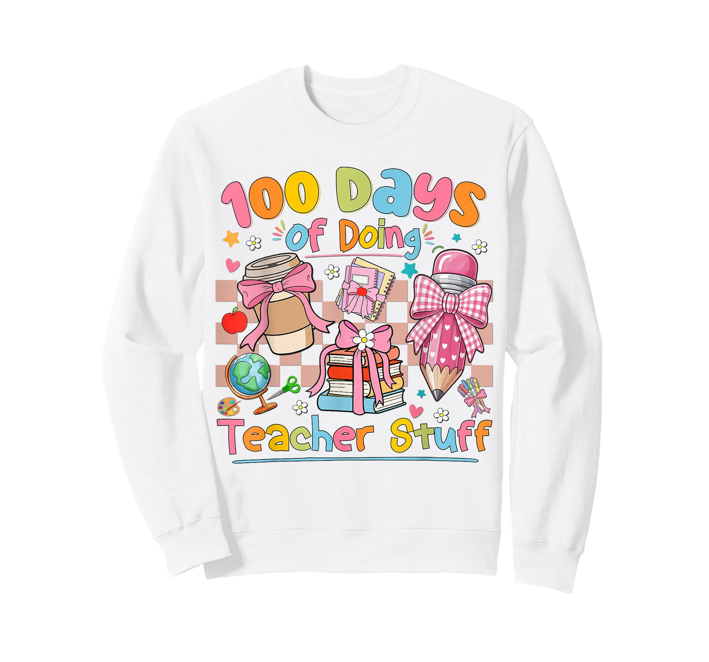 100th Day of School Teacher 100 Days Coffee Books T-Shirt