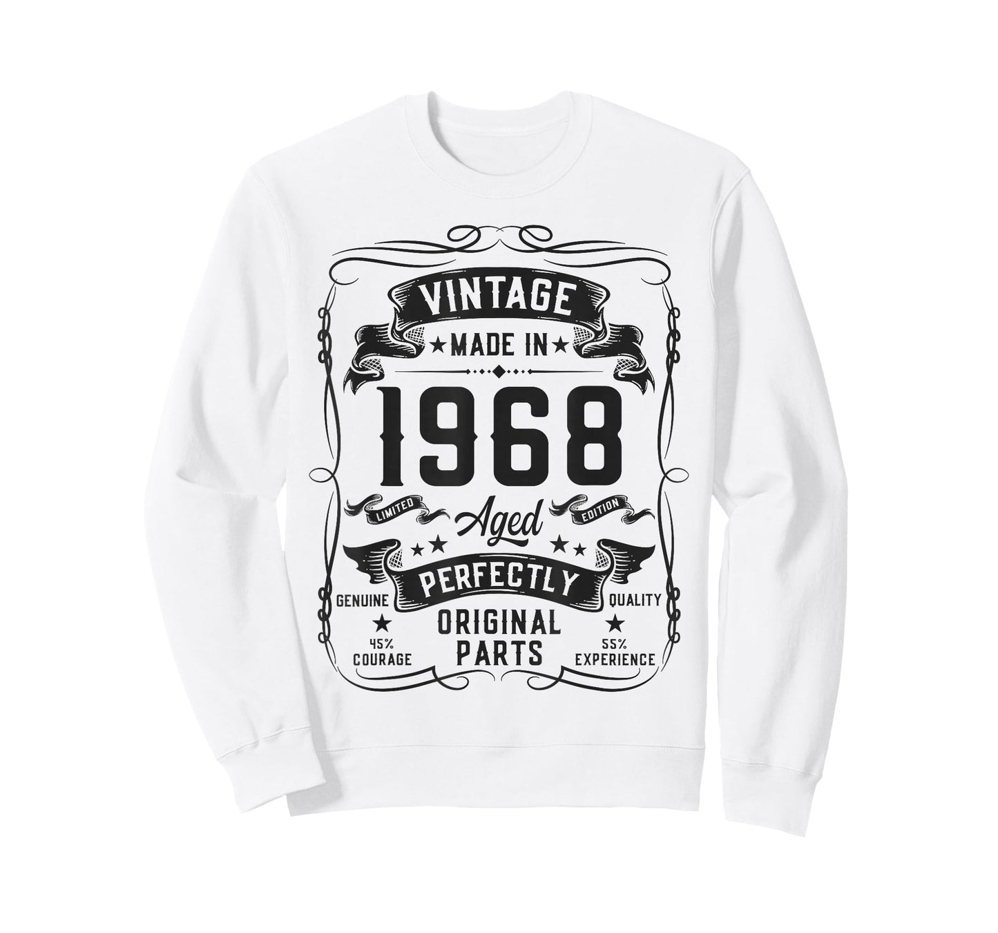 Vintage 1968 58yr 58th Birthday Gifts for Men 58 Years Old T-Shirt