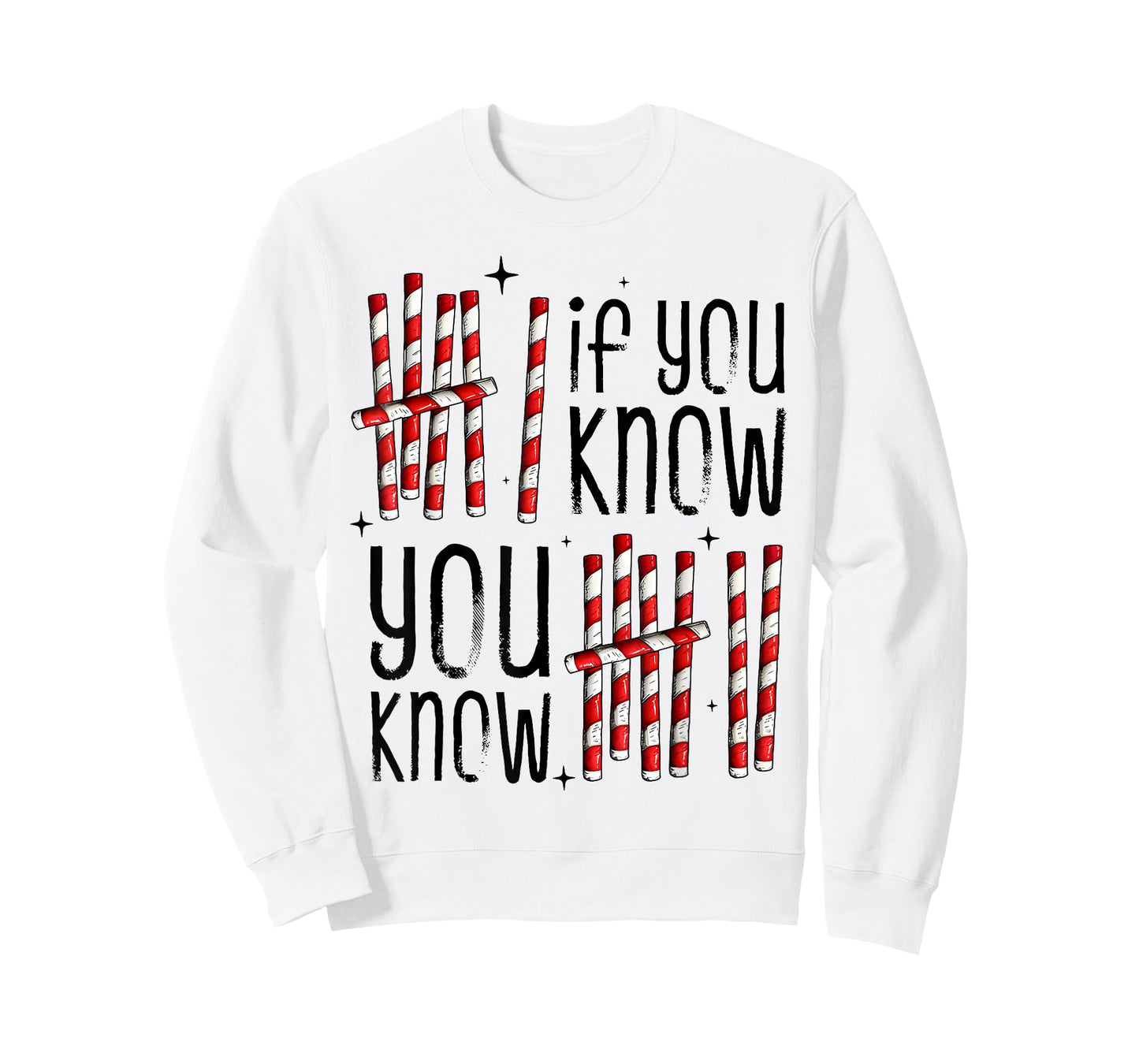 6 7 Funny If You Know 6 You Know 7 Candy Cane Six Seven Meme T-Shirt