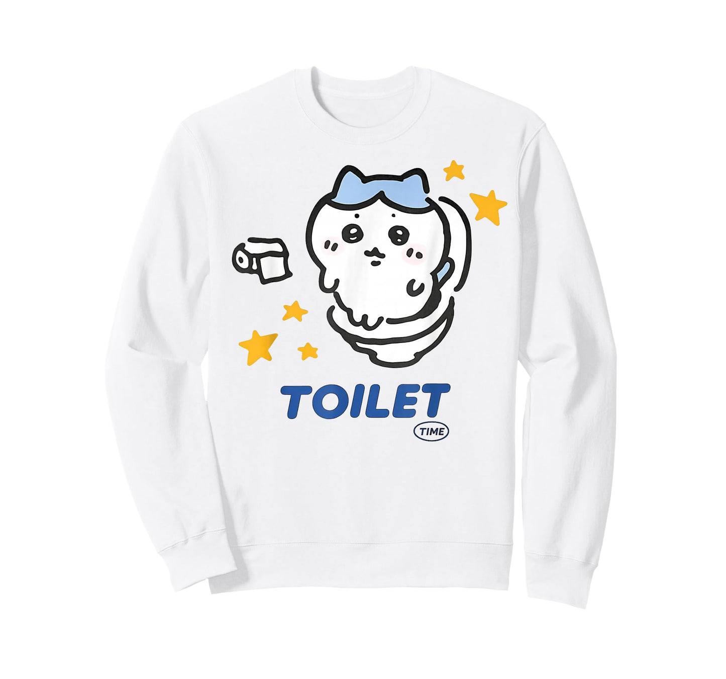 Toilet Time Chikawa Meme Tee T-Shirt