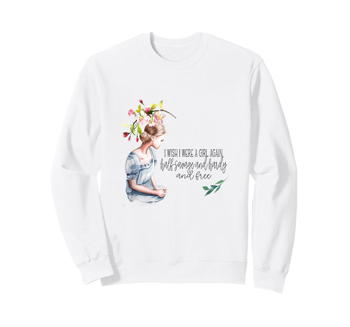 I Wish I were a Girl Again Wuthering Heights Quote T-Shirt