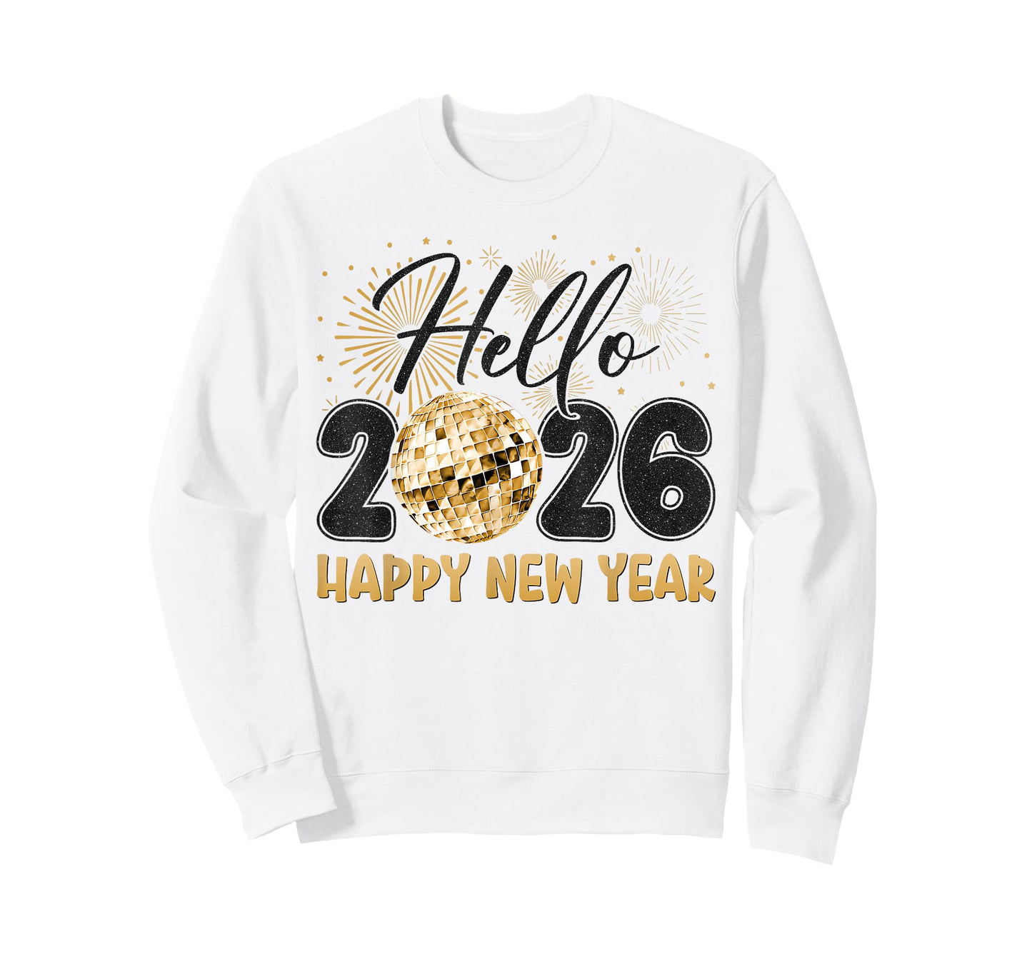 Hello 2026 Happy New Year 2026 New Year's Eve Party Matching T-Shirt