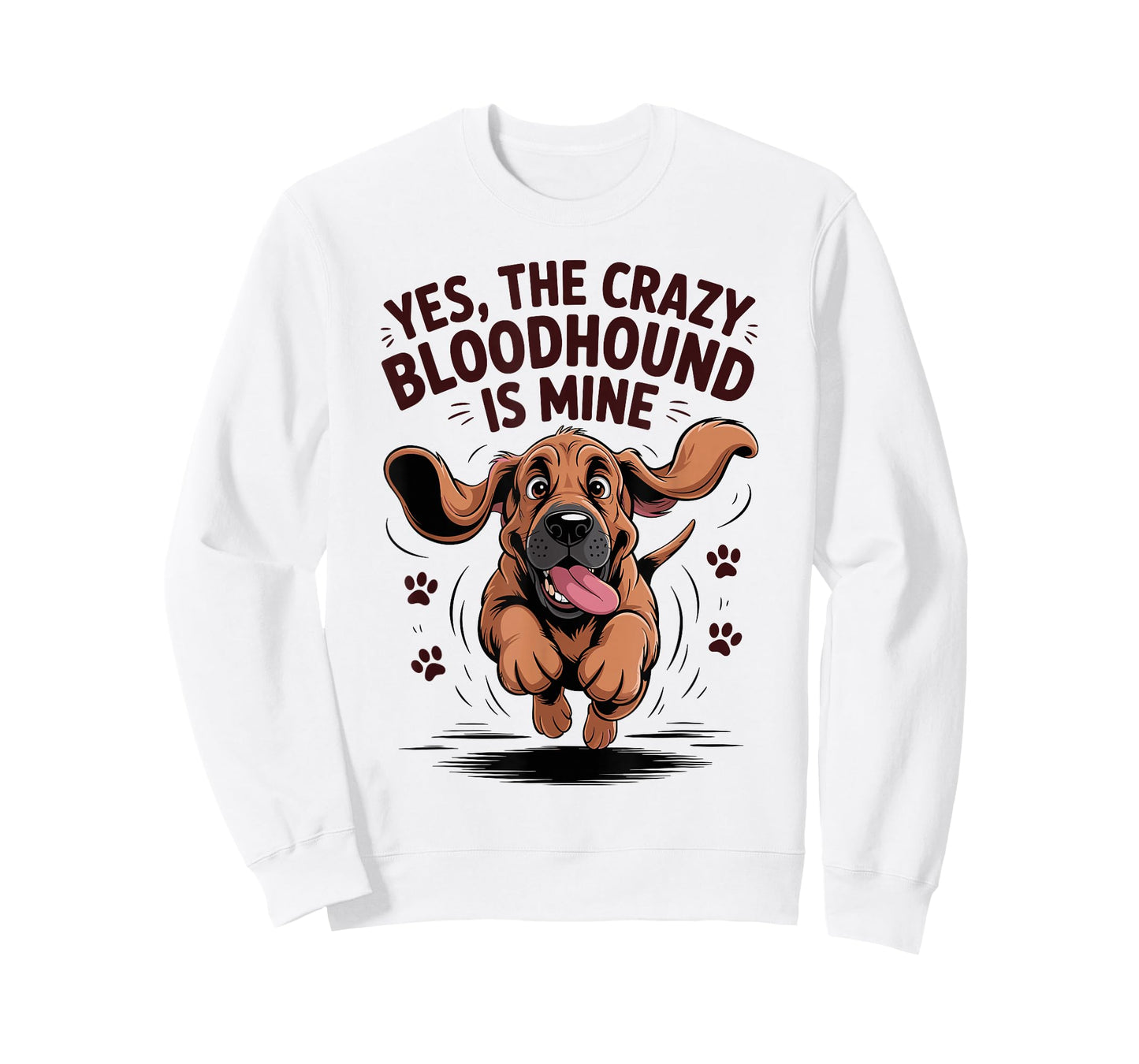 Bloodhound Breed Cute Pet Dog Lover Cartoon Funny Bloodhound T-Shirt