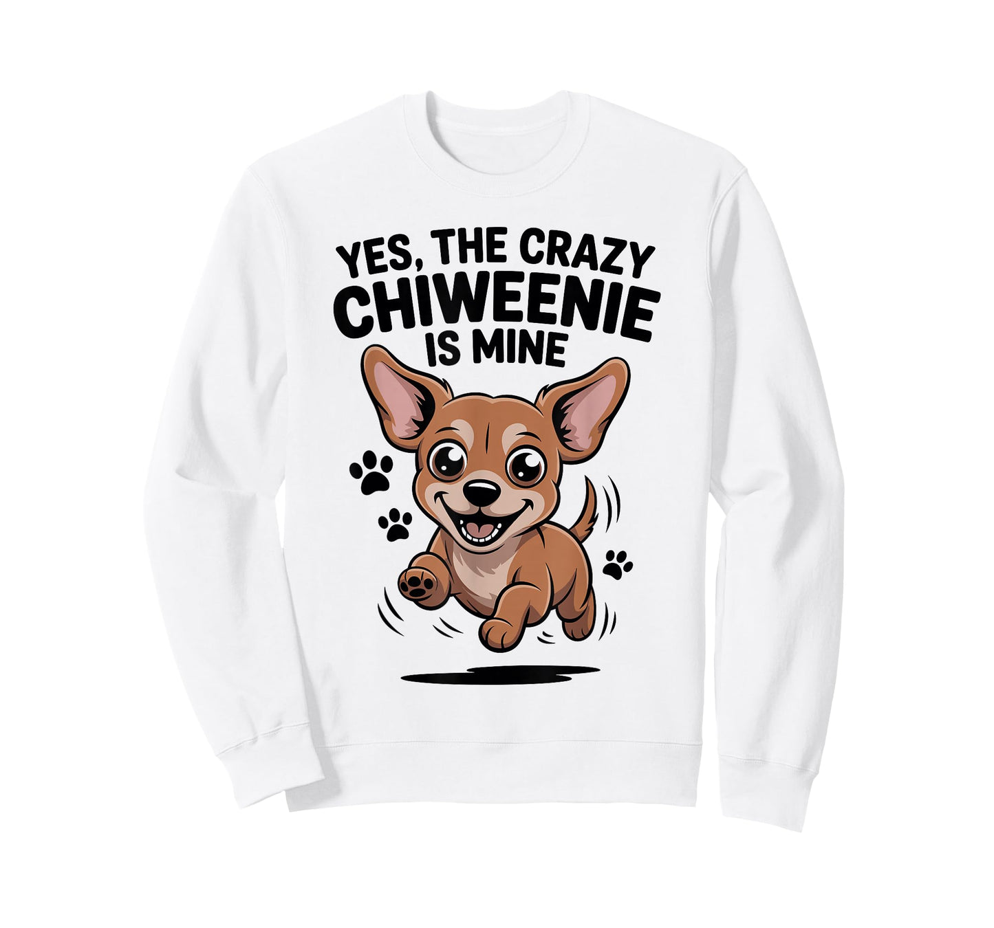 Cute Pet Small Dog Breed Lover Cartoon Style Funny Chiweenie T-Shirt