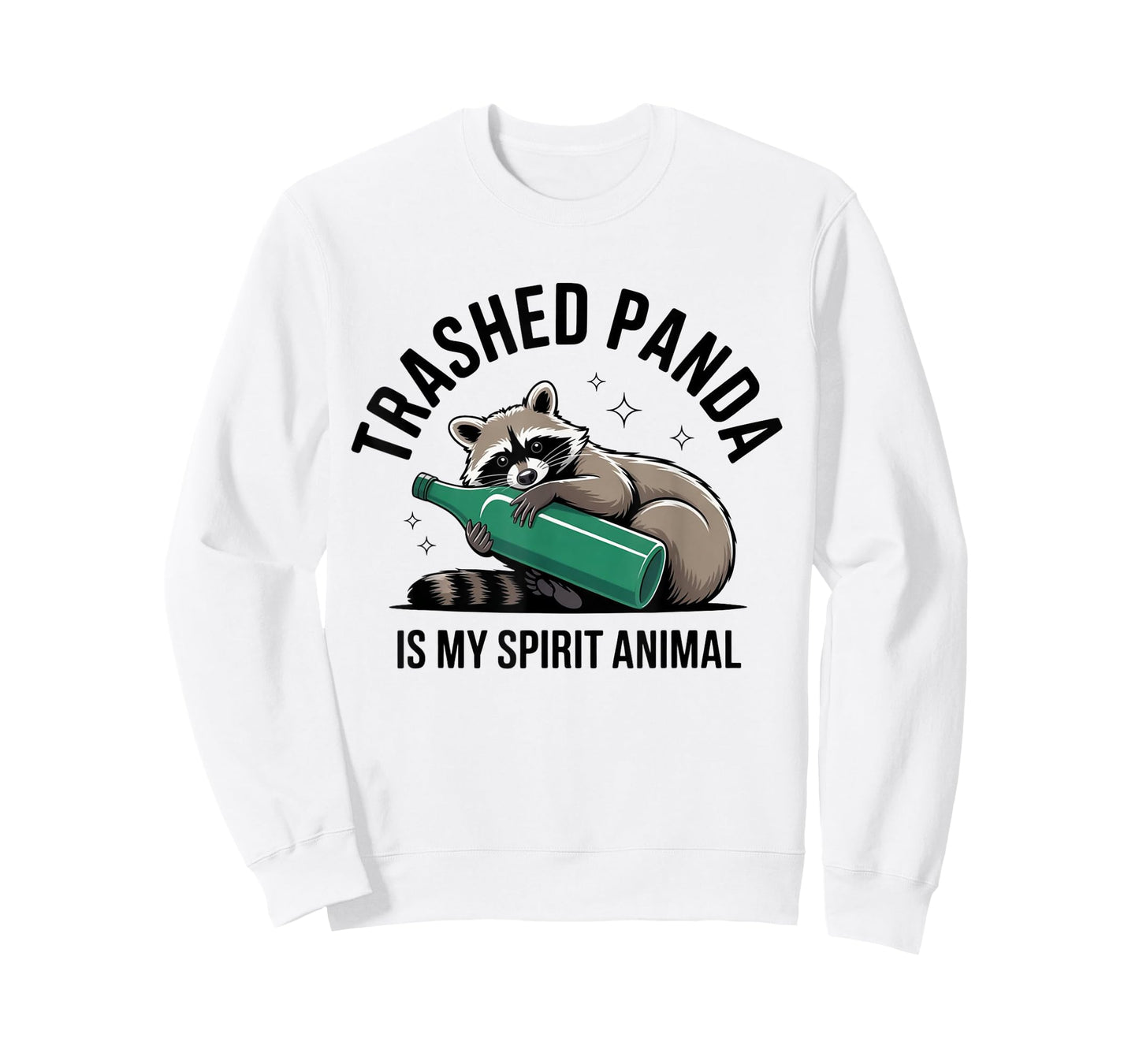 Trashed Panda Spirit Animal Funny Raccoon Meme Humor Vibe T-Shirt