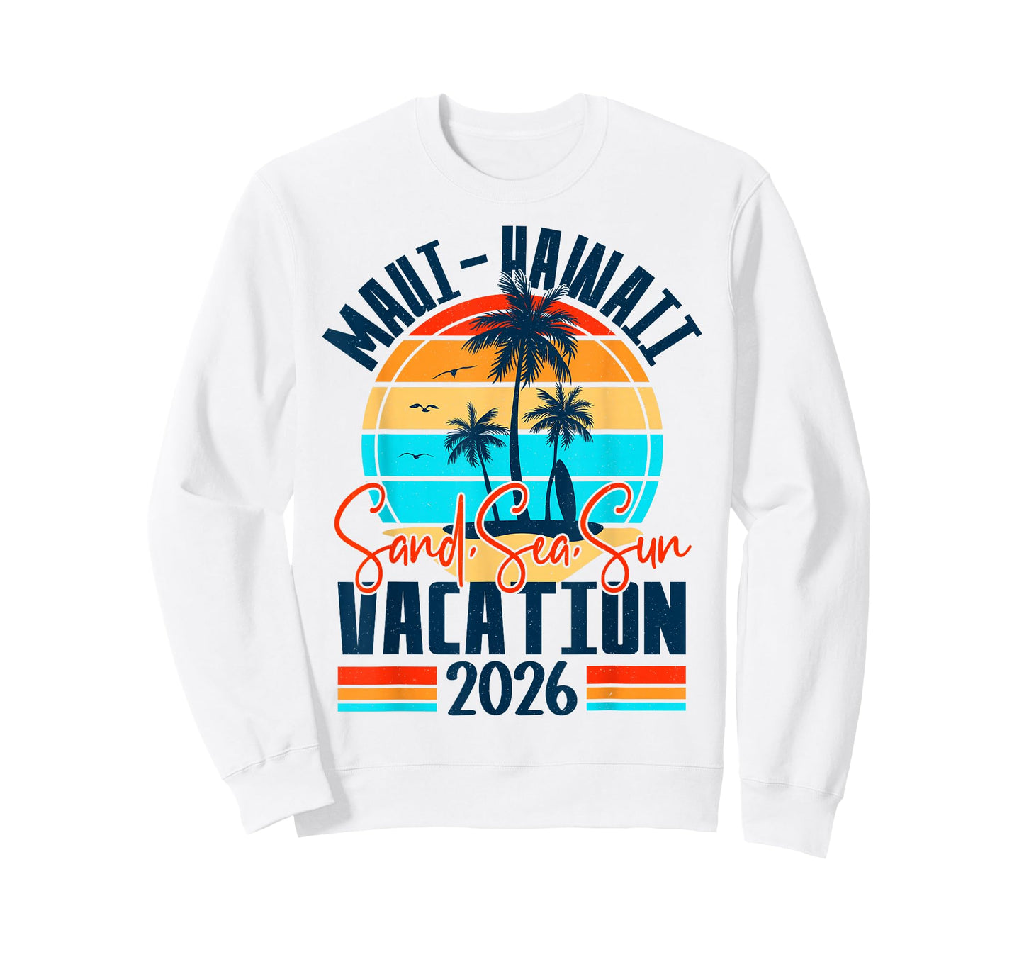 Maui Hawaii 2026 Vacation Souvenir Matching Family Group T-Shirt