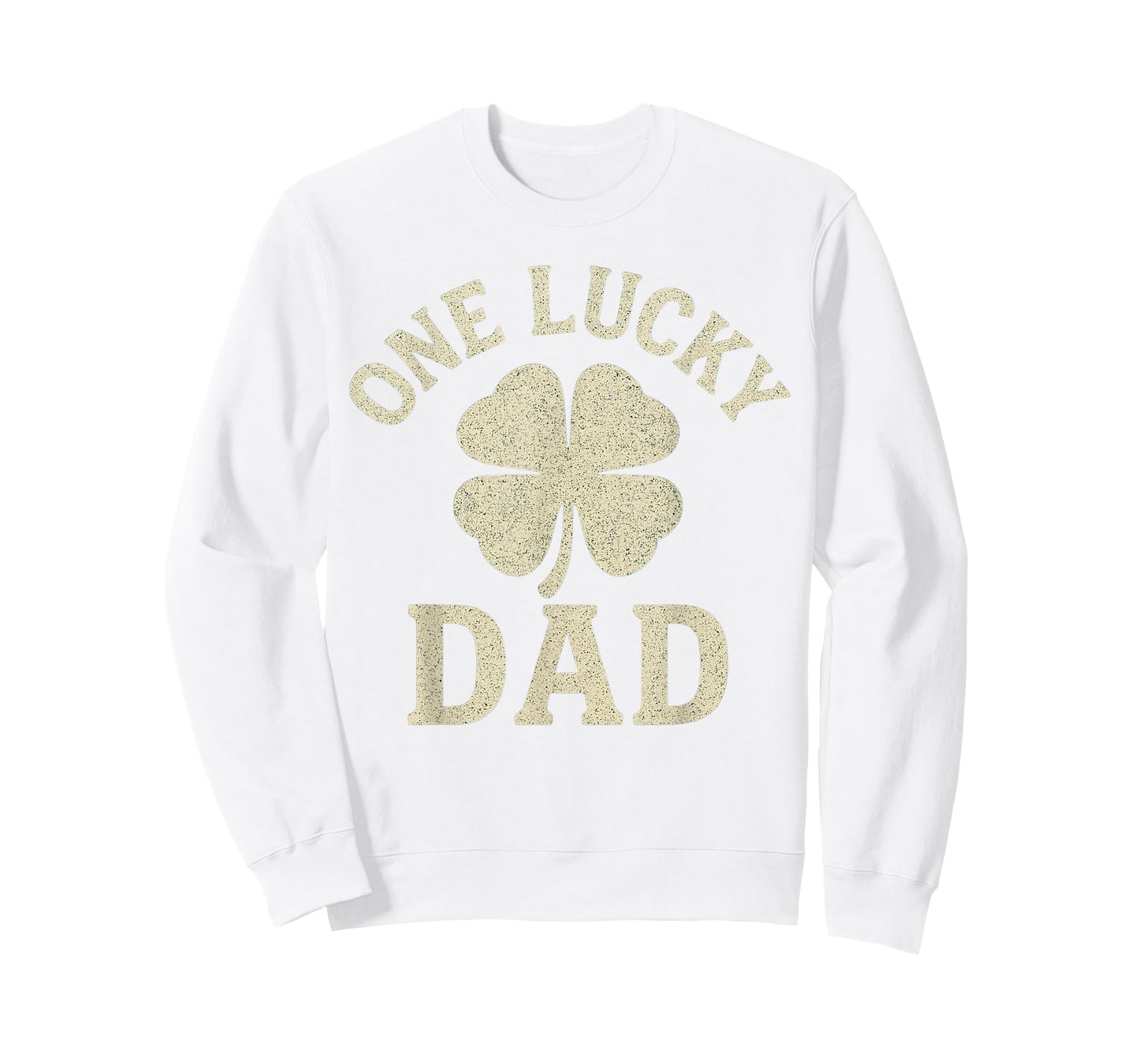One Lucky Dad St Patricks Day Funny Vintage Papa Father Men T-Shirt