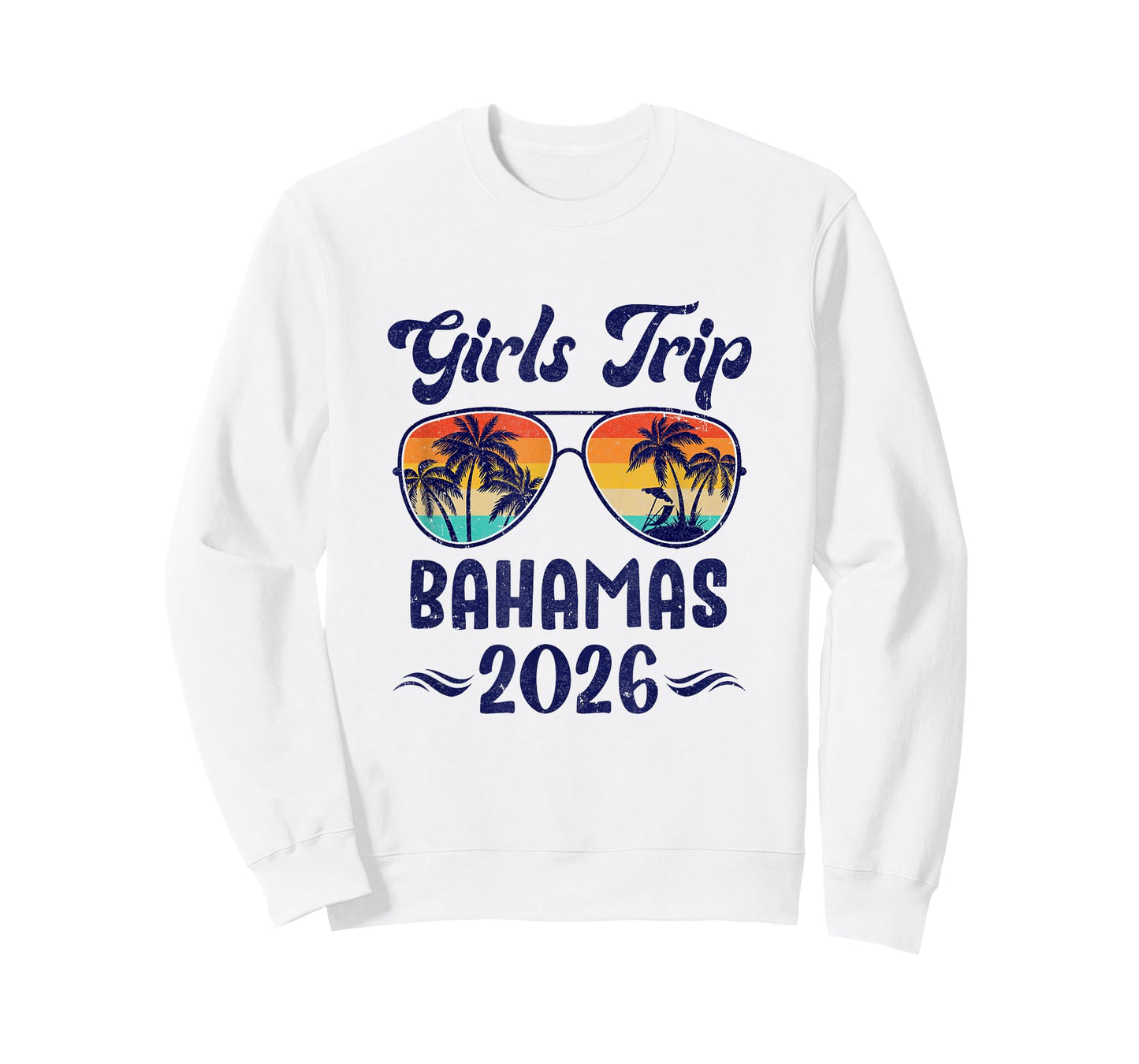 Bahamas Girls Trip Beach Vacation 2026 Matching Group T-Shirt