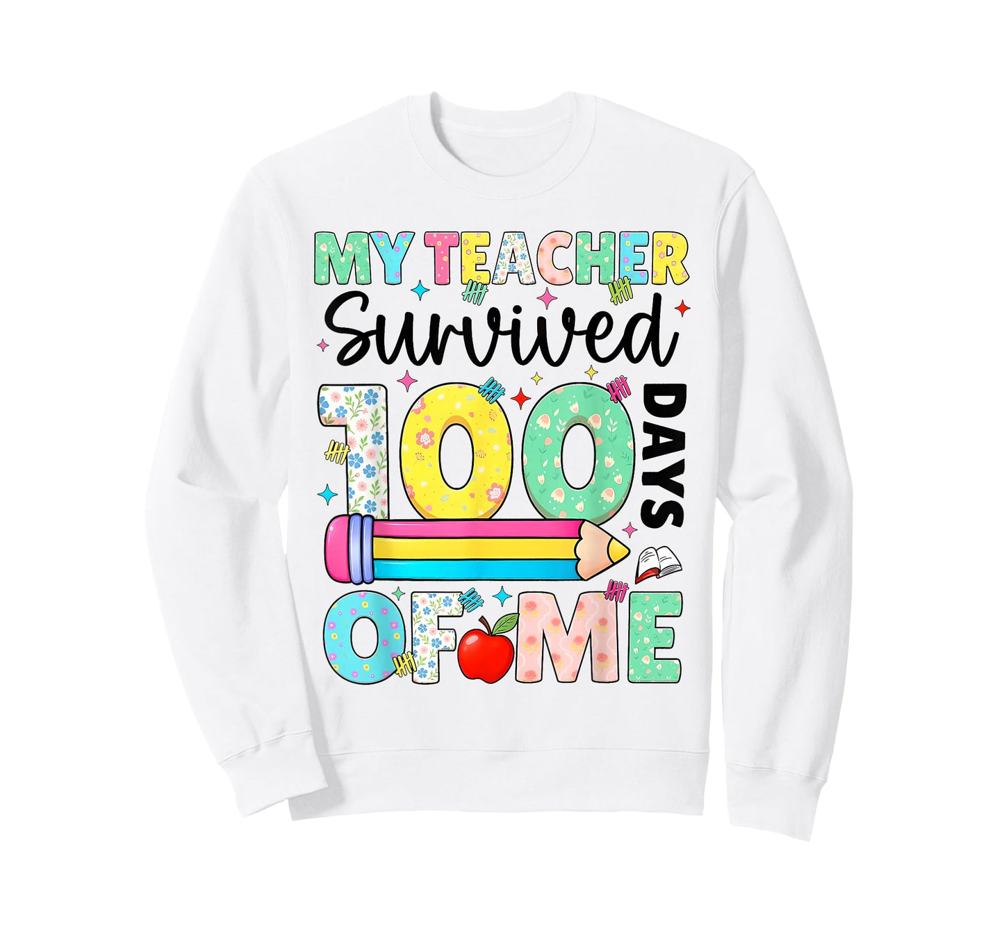 My Teacher Survived 100 Days of Me Dab 100 Days of School T-Shirt