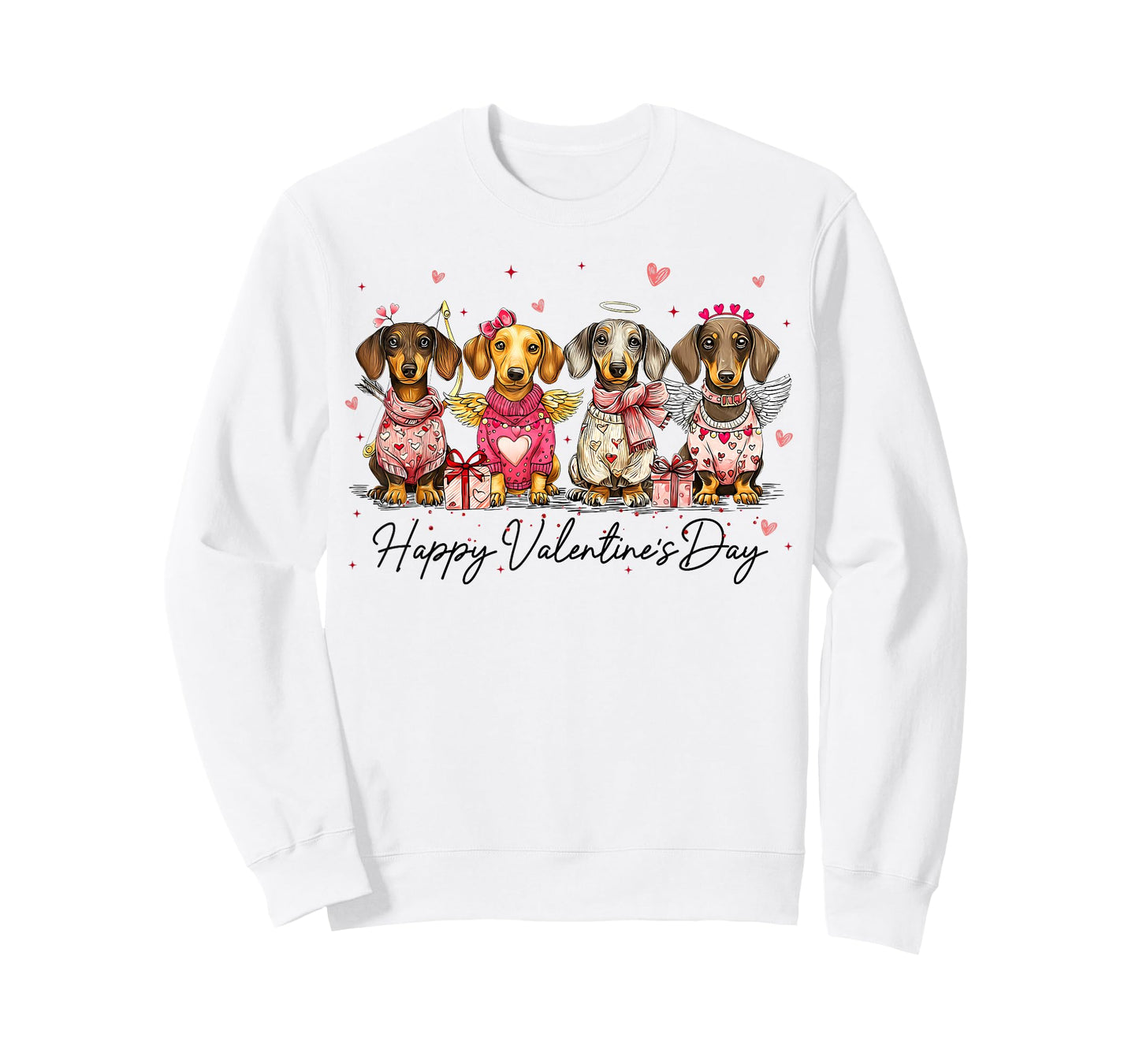 Happy Valentine's Day Dachshund is My Valentine Dog Lover T-Shirt