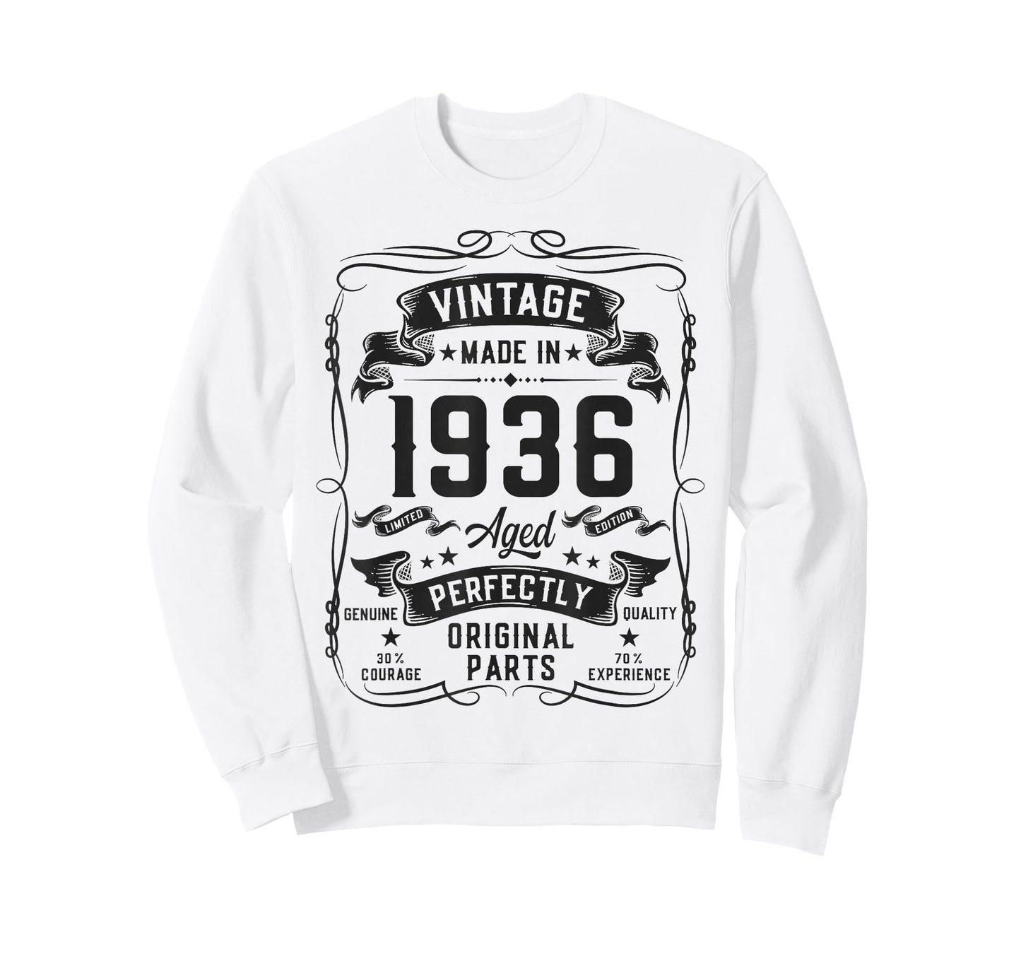 Vintage 1936 90yr 90th Birthday Gifts for Men 90 Years Old T-Shirt
