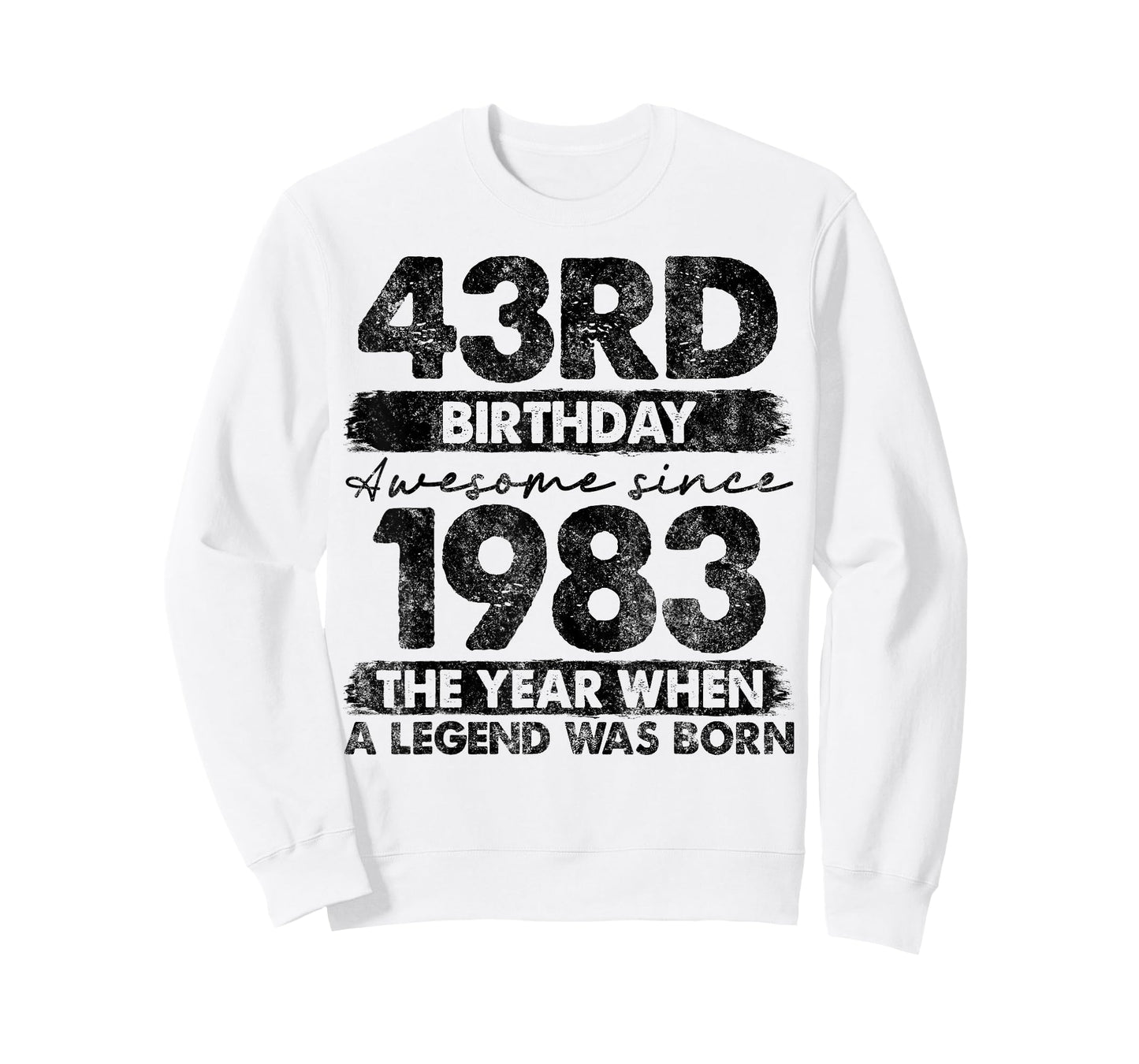 43 Year Old Gifts Vintage 1983 Limited Edition 43rd Birthday T-Shirt