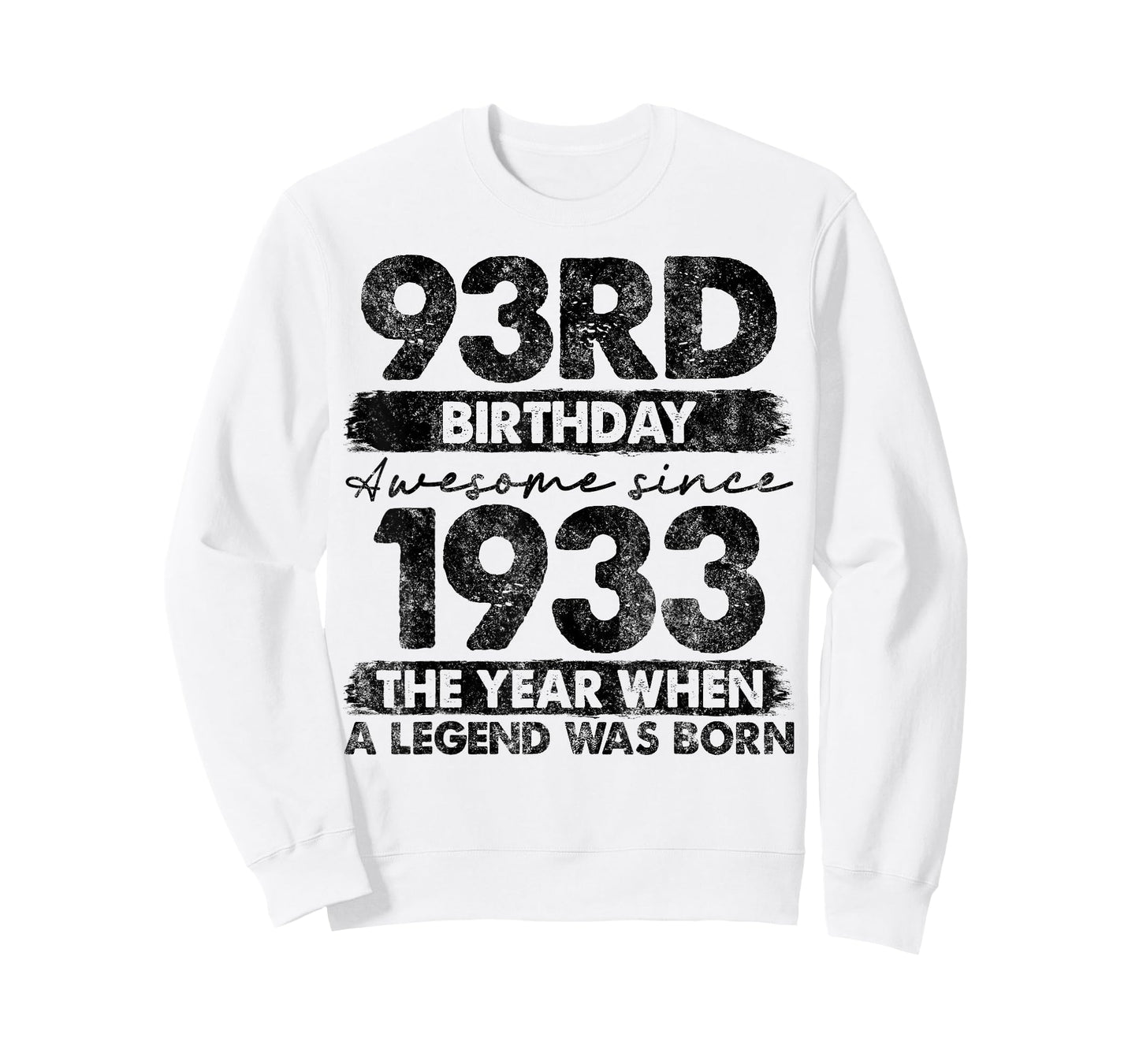 93 Year Old Gifts Vintage 1933 Limited Edition 93rd Birthday T-Shirt
