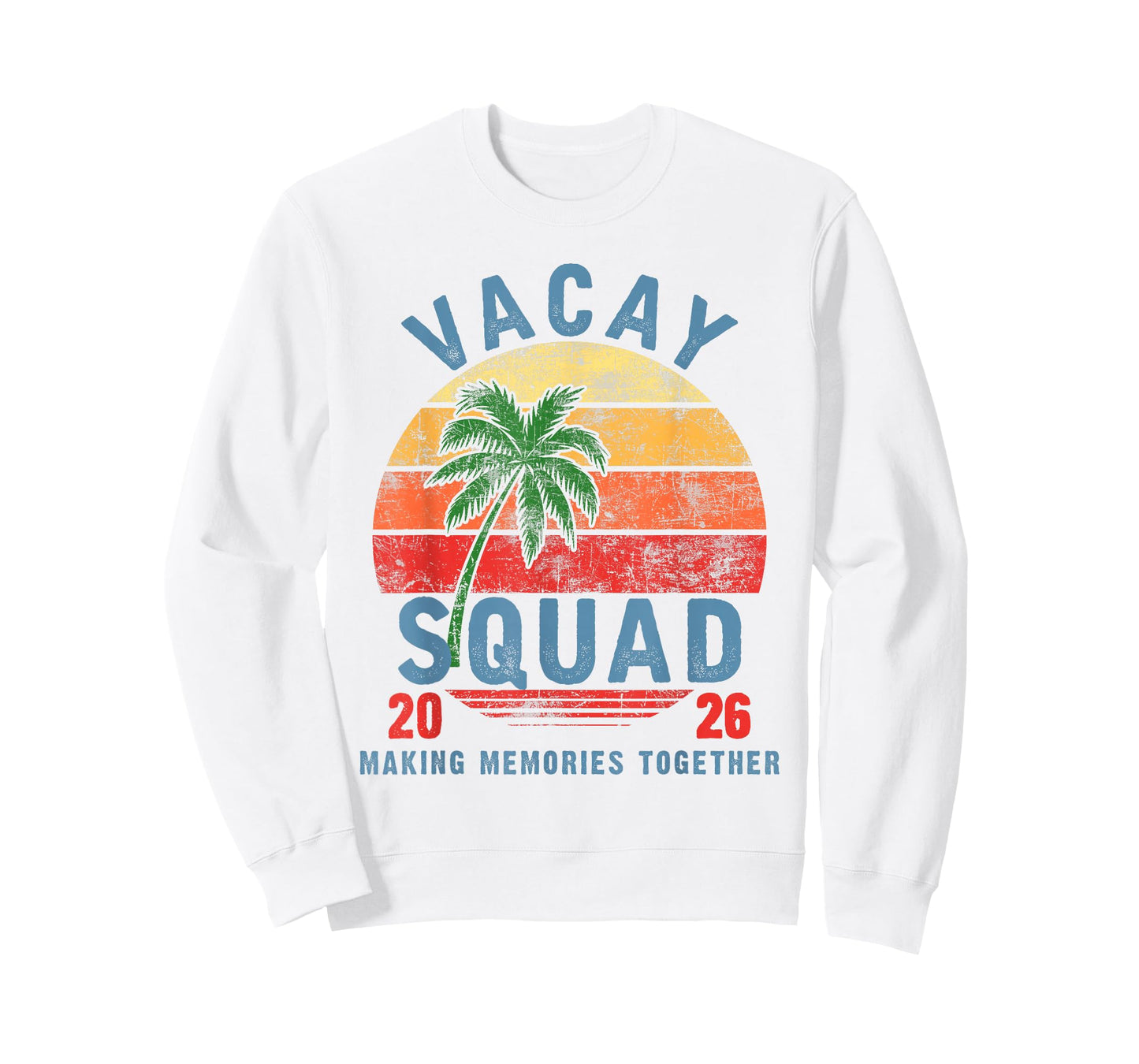 Vacay Squad 2026 Summer Vacation Family Friends Trip Palm T-Shirt