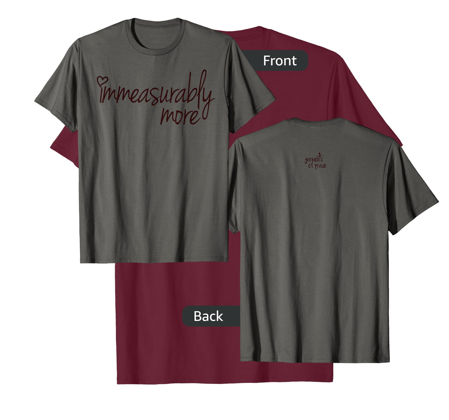 Ephesians 3:20 - Immeasurably More - Inspirational Christian T-Shirt