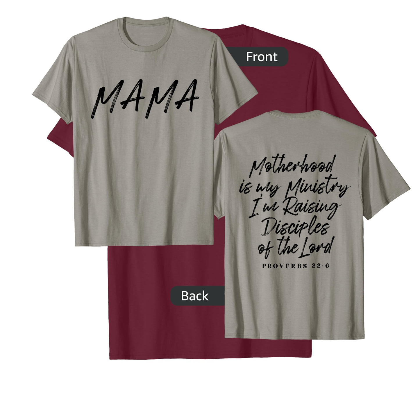 Mama Motherhood Is My Ministry I'm Raising Disciples Of Lord T-Shirt