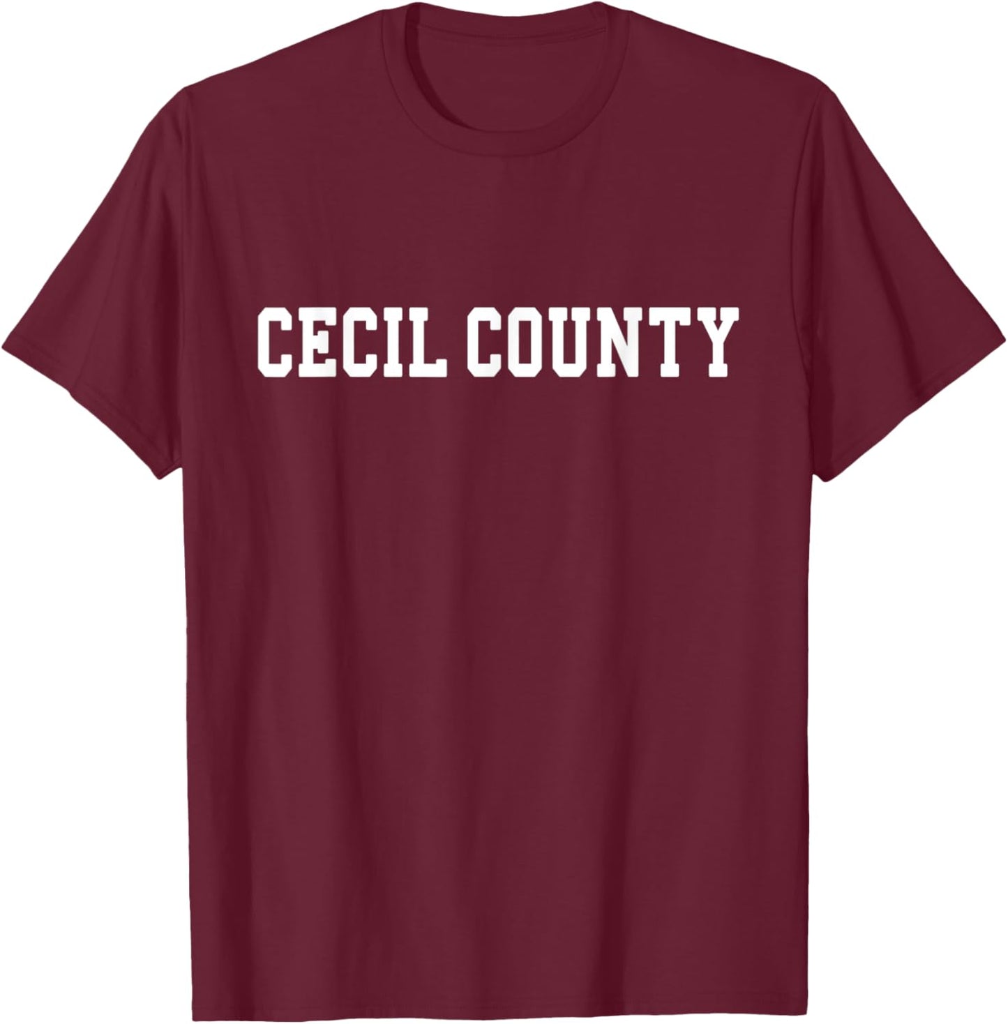 Cecil County T-Shirt - T-Shirt | Maroon