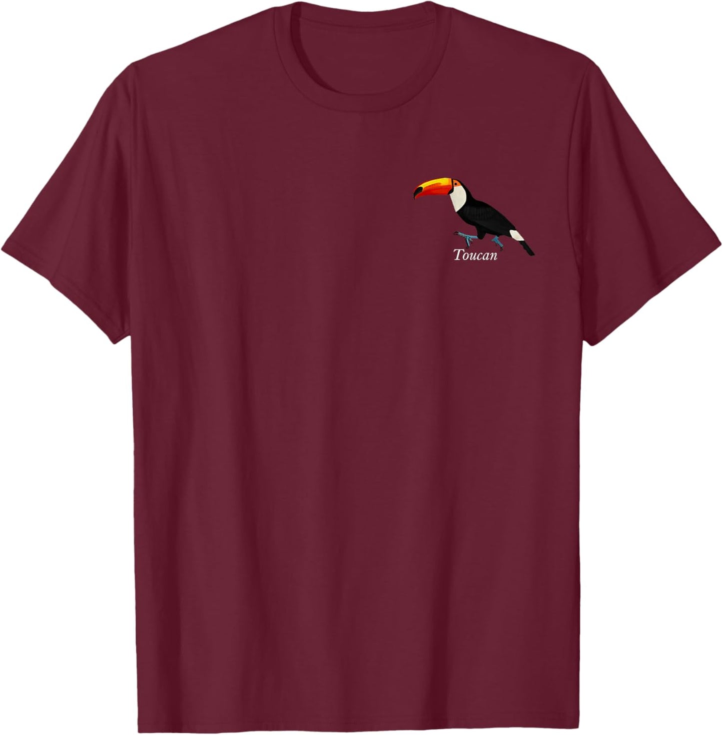 Toucan Bird Birdlover Birdwatcher Animal Birding Biologist T-Shirt - T-Shirt | Maroon