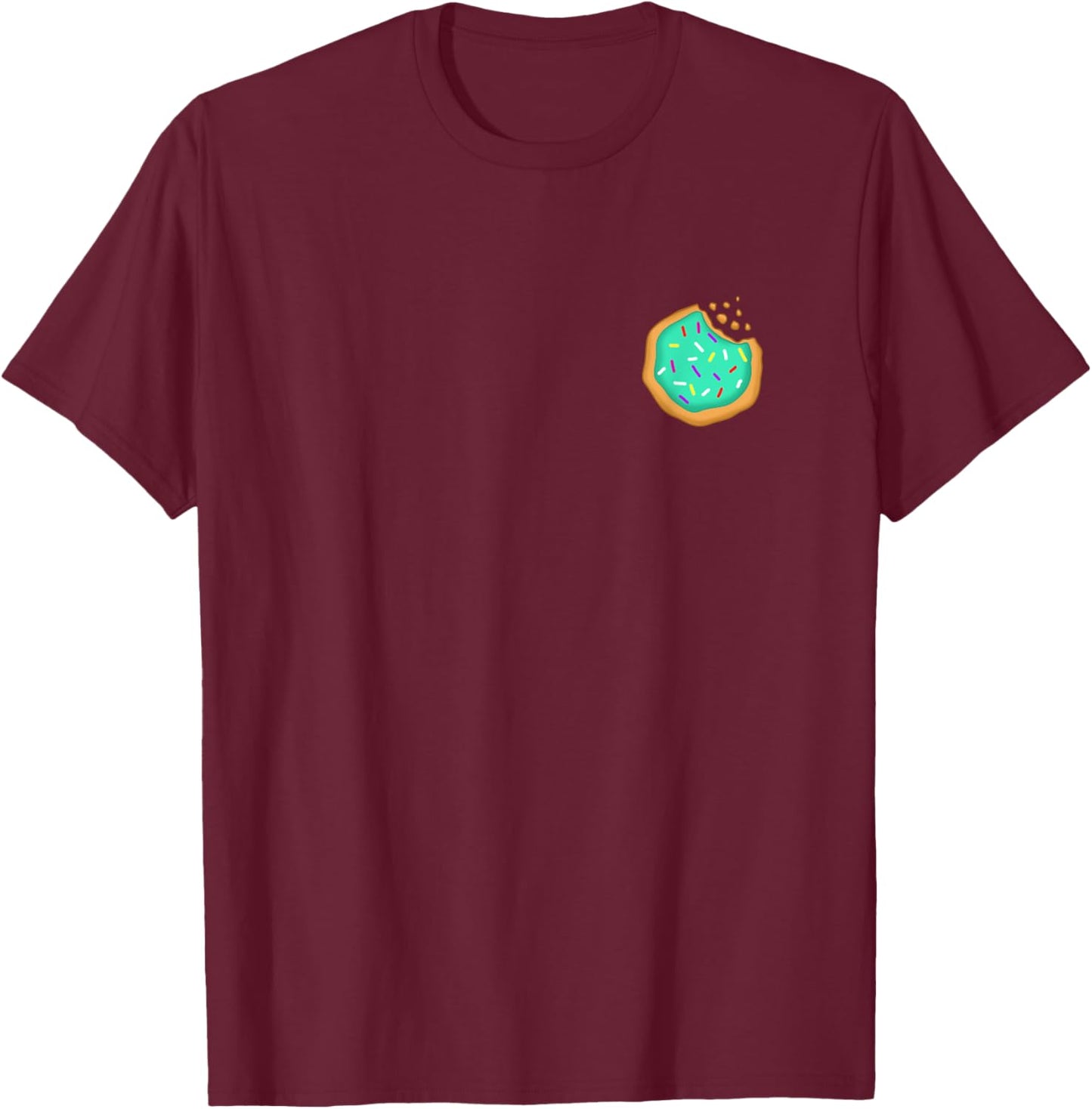 Teal Sugar Cookie on Pocket Scout Cookies Taster Lover Baker T-Shirt - T-Shirt | Maroon
