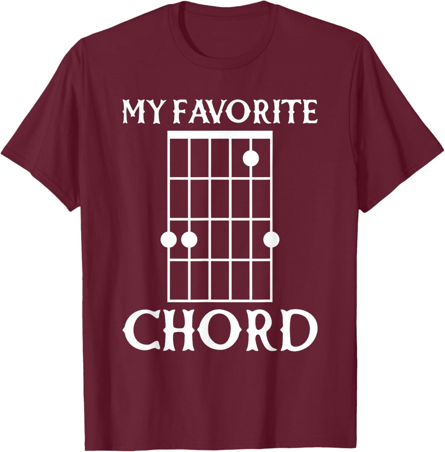 My Favorite Chord Is Gsus, Christian Worship Guitar Players T-Shirt - T-Shirt | Maroon