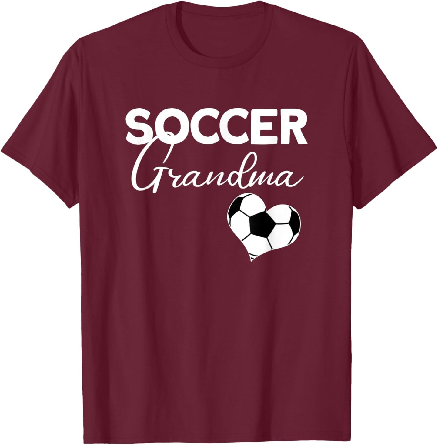 Soccer Grandma - Soccer Player Funny Soccer T-Shirt - T-Shirt | Maroon
