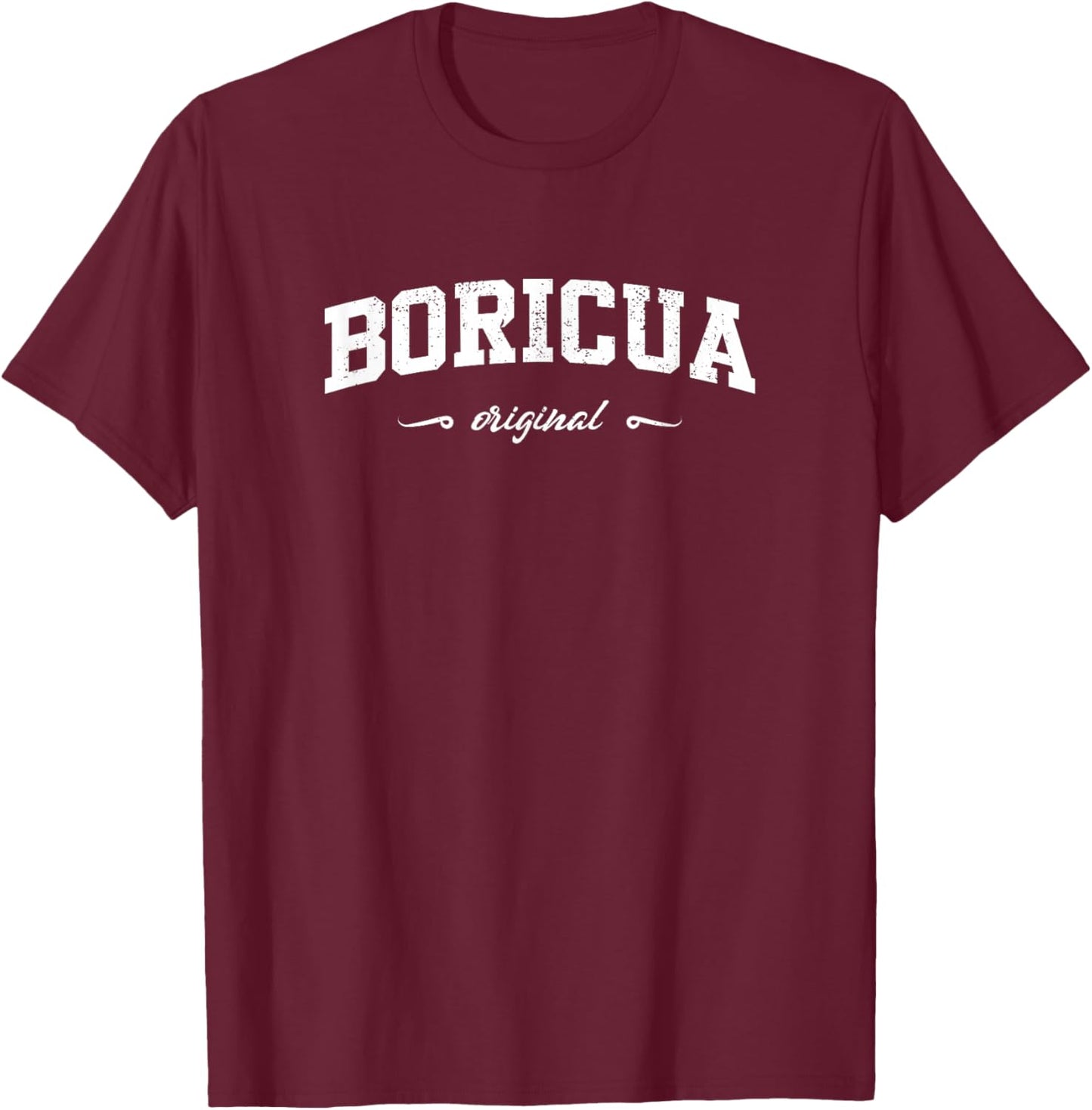 Boricua Puerto Rico Original T-Shirt - T-Shirt | Maroon