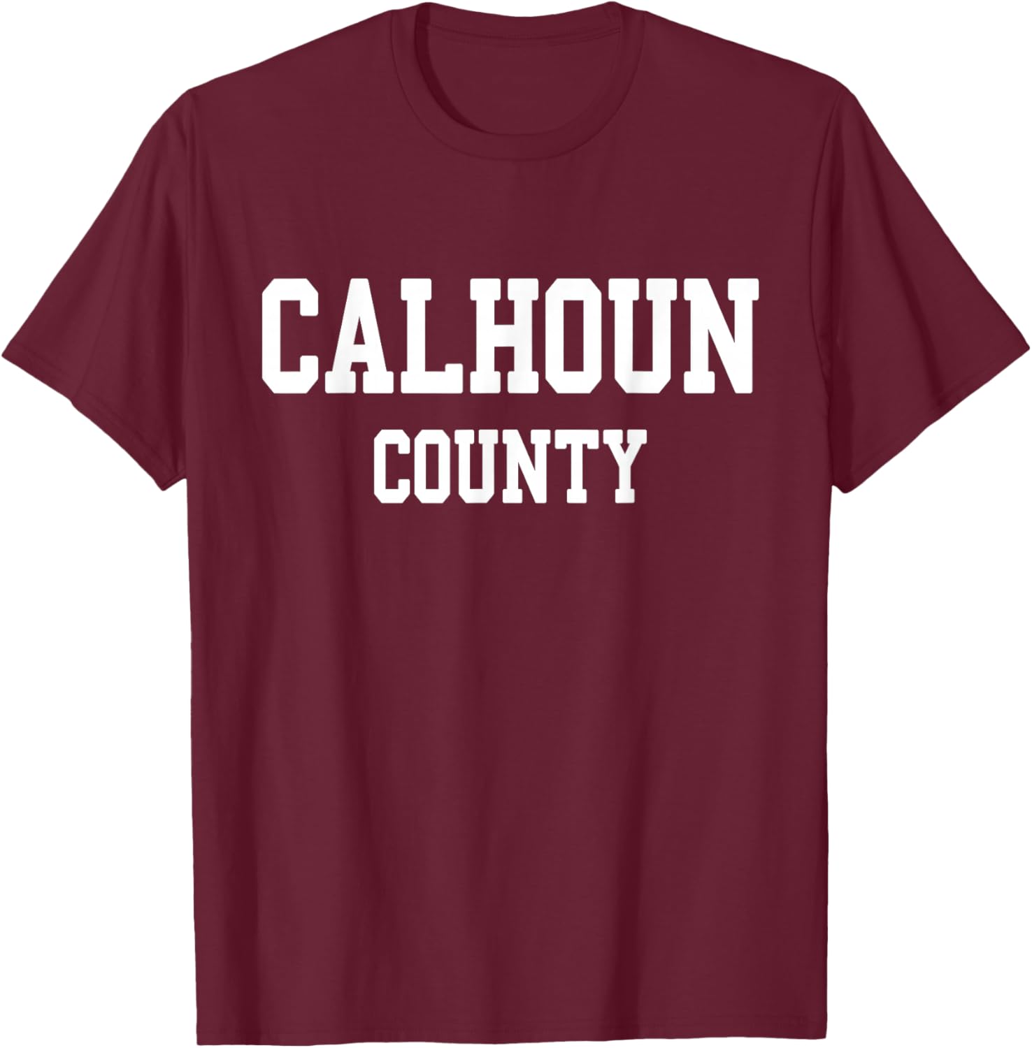 Calhoun County T-Shirt - T-Shirt | Maroon