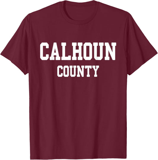 Calhoun County T-Shirt - T-Shirt | Maroon
