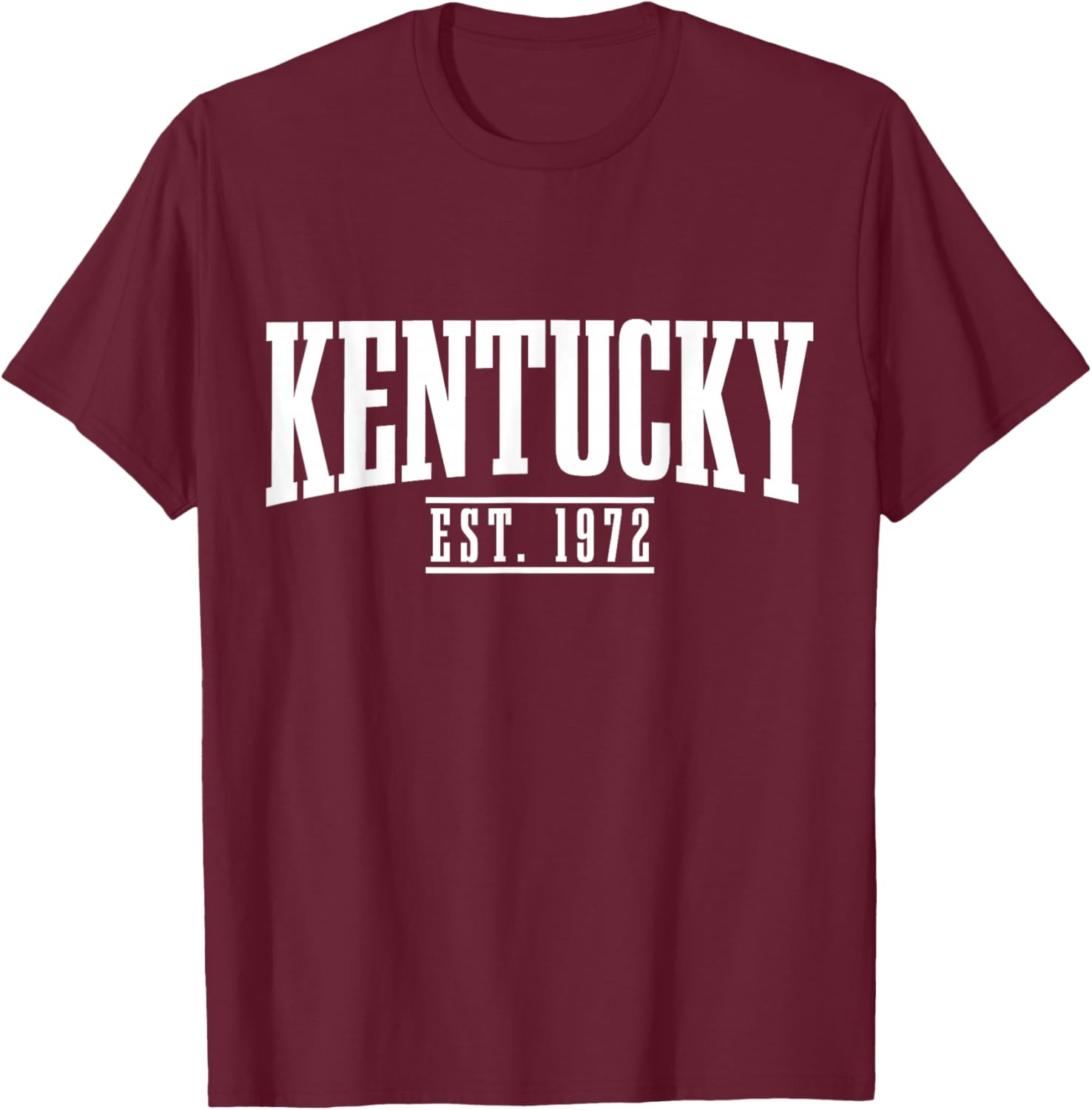 Kentucky Est. 1972 Vintage T-Shirt - T-Shirt | Maroon