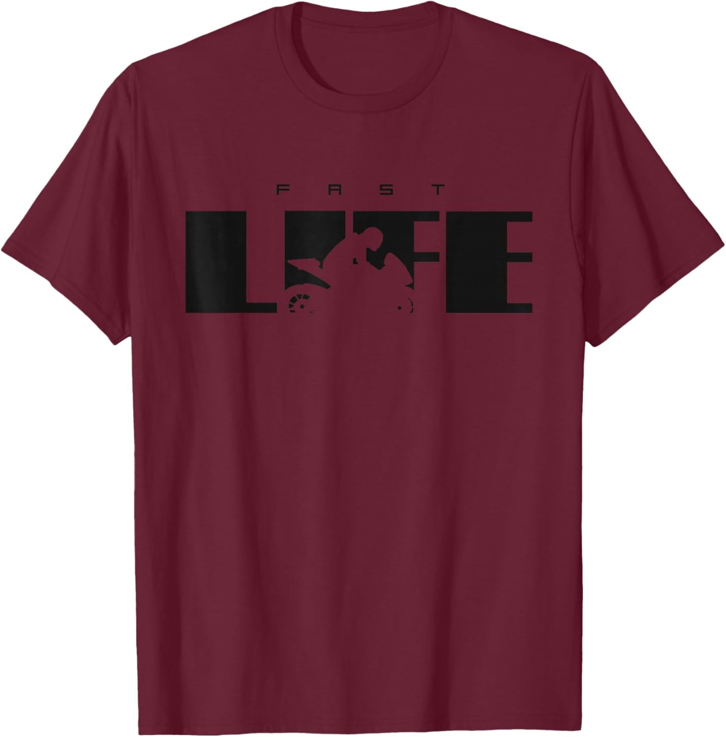 Motorcycle Apparel - Motorcycle T-Shirt - T-Shirt | Maroon