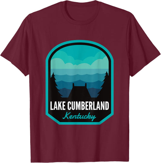 Lake Cumberland Kentucky Summer T-Shirt - T-Shirt | Maroon
