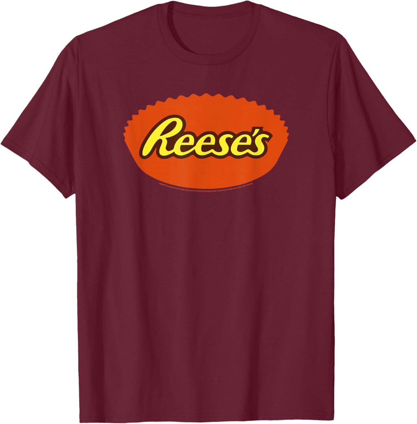 Reese's Peanut Butter Cups Main Logo T-Shirt - T-Shirt | Maroon