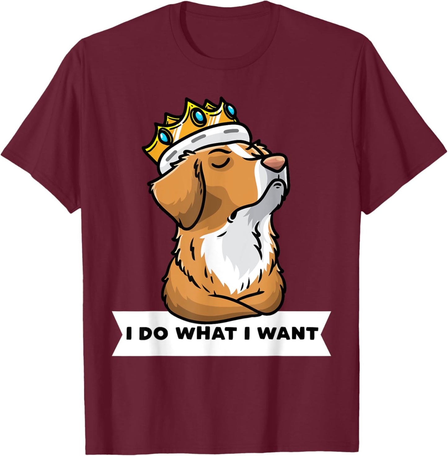 Nova Scotia Duck Tolling Retriever Dog Women Kids T-Shirt - T-Shirt | Maroon