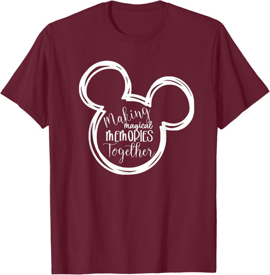 Family Making magical Memories together T-Shirt - T-Shirt | Maroon