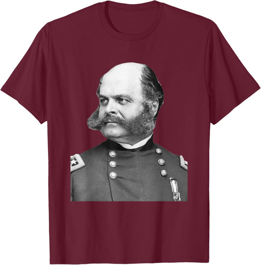 General Ambrose Burnside T-Shirt - T-Shirt | Maroon