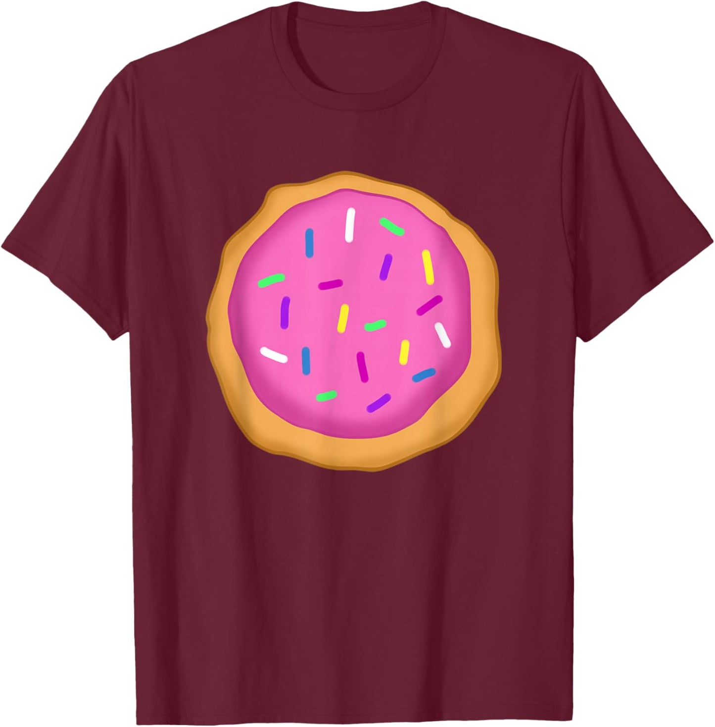 Pink Sugar Cookie Costume Scout Cookie Lover Dealer Baker T-Shirt - T-Shirt | Maroon