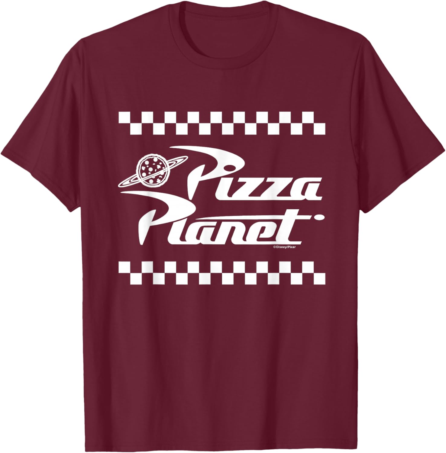 Toy Story - Pizza Planet T-Shirt - T-Shirt | Maroon