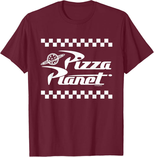 Toy Story - Pizza Planet T-Shirt - T-Shirt | Maroon