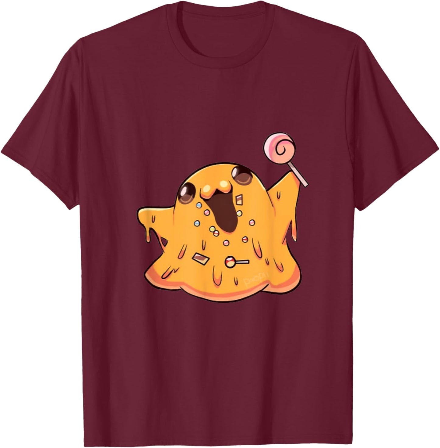 SCP Foundation Cute SCP-999 Tickle Monster T-Shirt - T-Shirt | Maroon