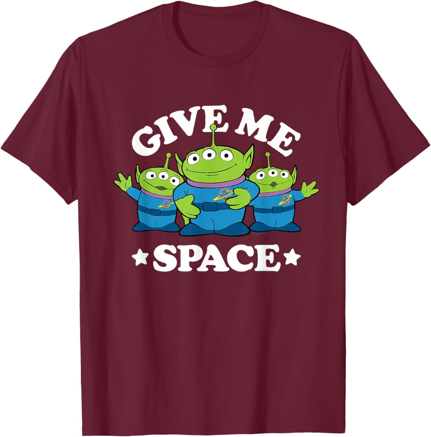 Toy Story - Aliens Give Me Space T-Shirt - T-Shirt | Maroon