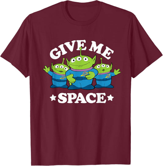 Toy Story - Aliens Give Me Space T-Shirt - T-Shirt | Maroon