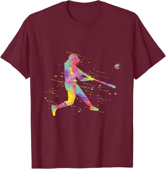 Baseball Boy T-Shirt - T-Shirt | Maroon