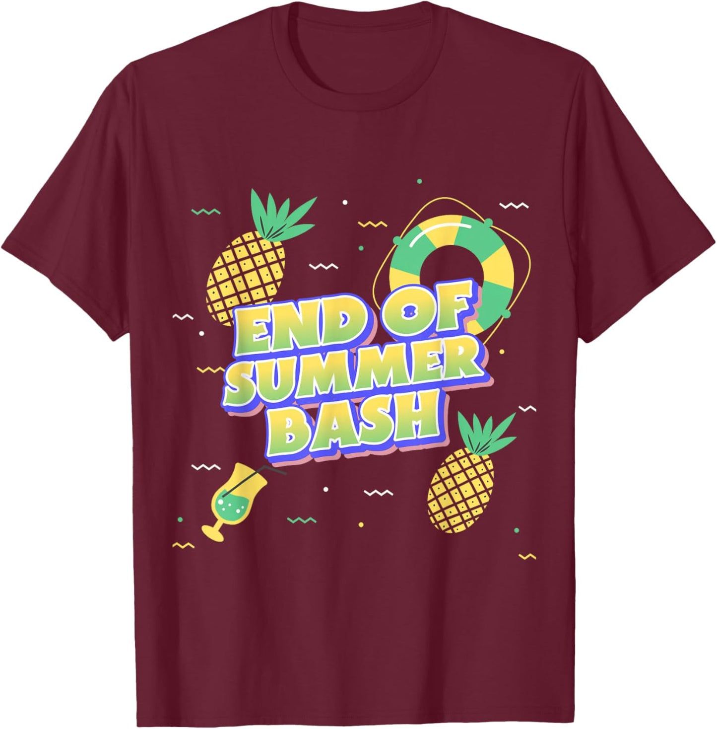 Last Party of The Summer Back to School - End of Summer Bash Women Kids T-Shirt - T-Shirt | Maroon
