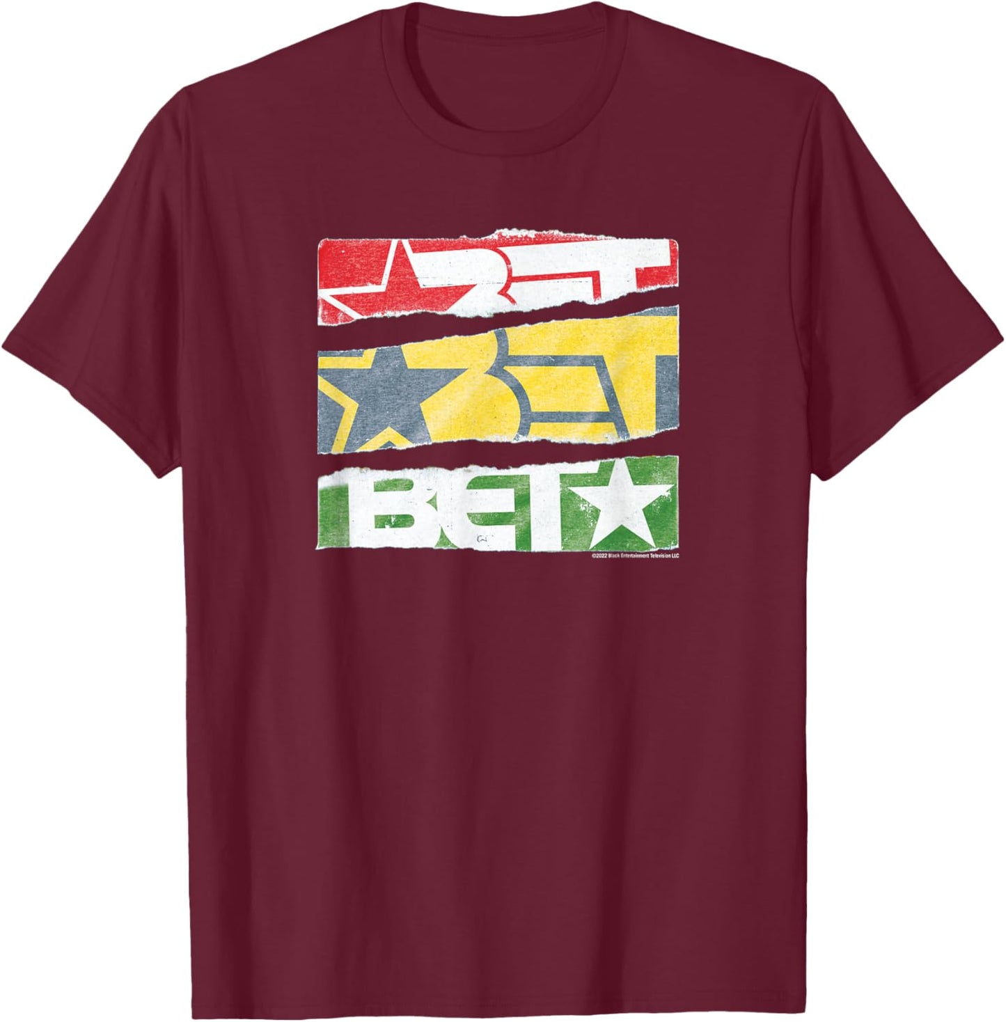 BET Retro Logo T-Shirt - T-Shirt | Maroon