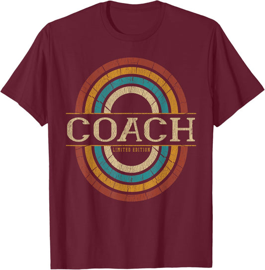 Coach Vintage Retro T-Shirt - T-Shirt | Maroon